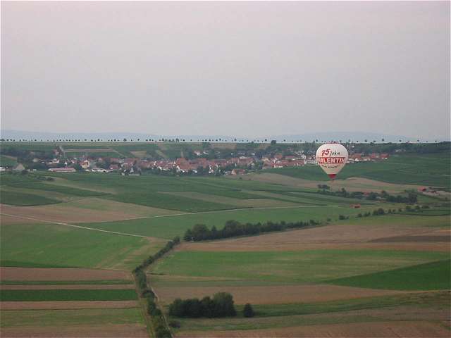 Ballon unterm Horizont
