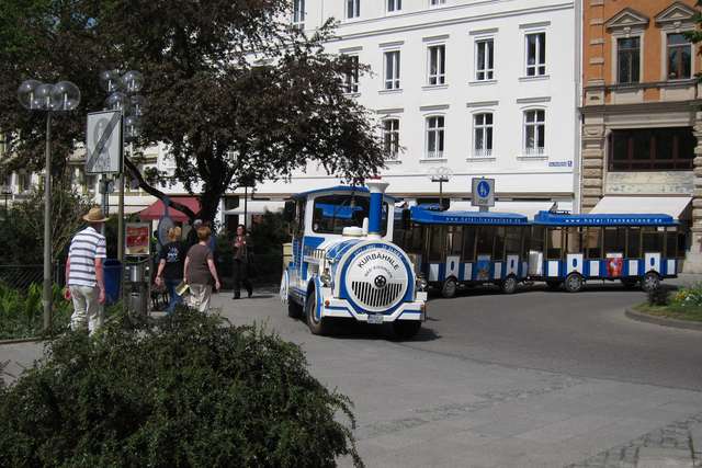 Die 'Bahn' zum Tierpark von Bad Kissingen