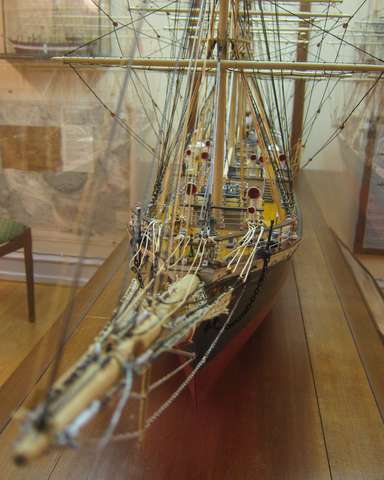 Schiffsmodell im Museum von Marstal