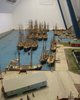 Diorama des Hafens von Marstal