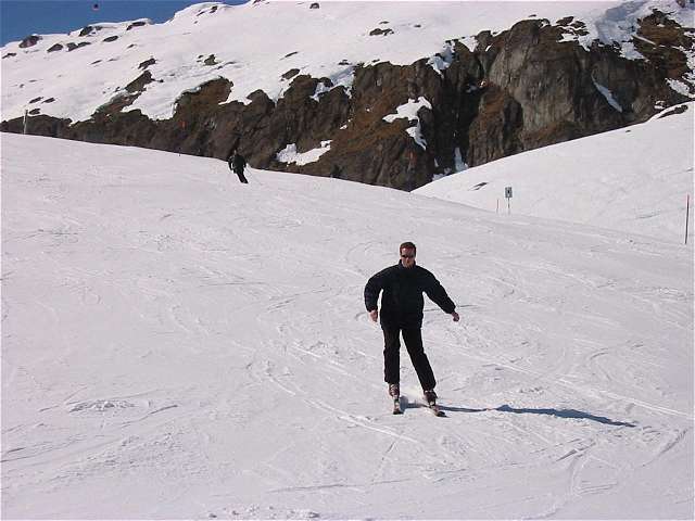 Helmut fhrt Ski