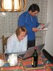Anke und Frank am Laptop