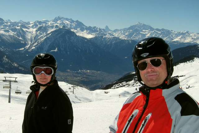 Anke und Martin vor dem Matterhorn