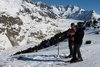 Martin und Anke vor dem Aletschgletscher