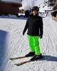 Anke auf Skiern am Furrer Resort