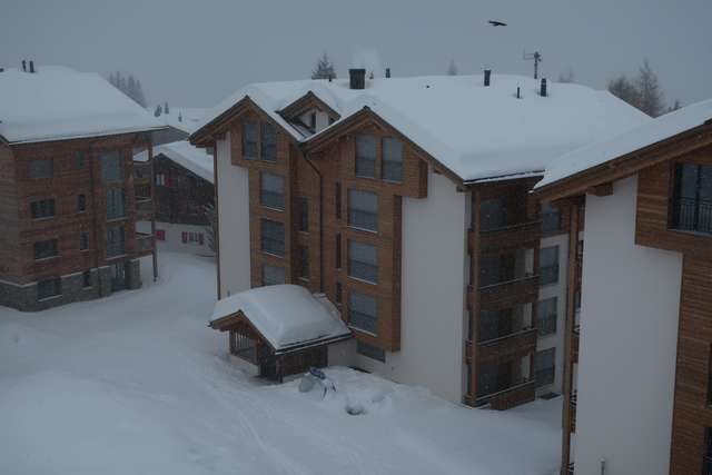 Hotel Royal im Schneefall