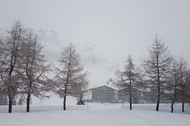 Furrer-Resort im Schneefall