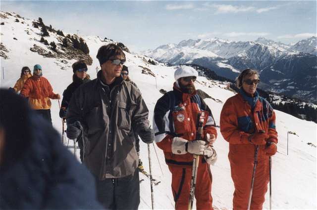Skischulgruppe