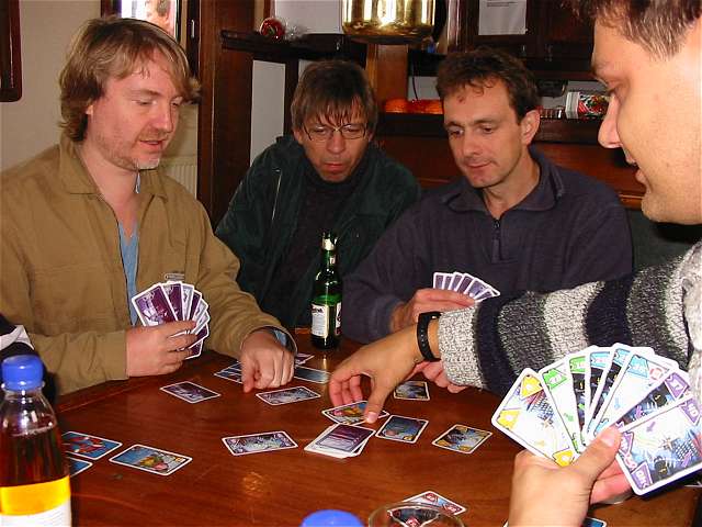 beim Kartenspielen
