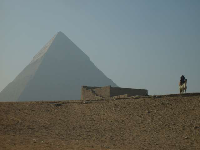 Blick auf die Chephren-Pyramide