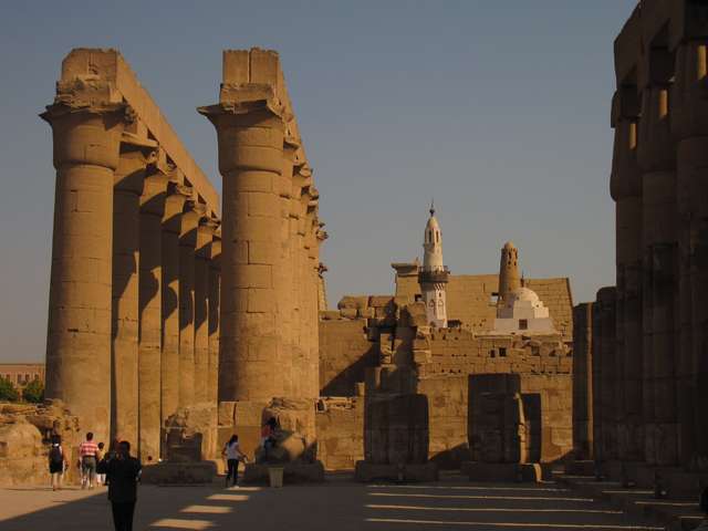 Moschee im Tempel von Luxor