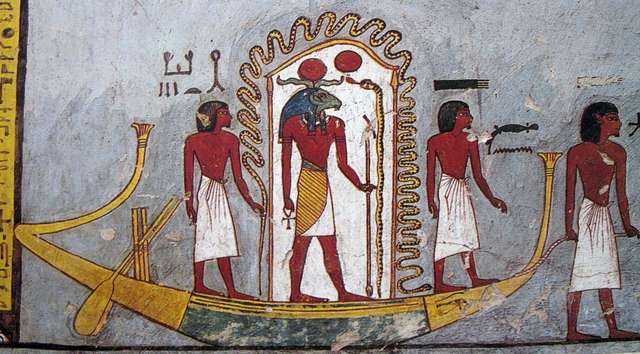 Malereien im Grab von Ramses I