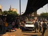 Anke in Kairo auf dem Weg zum Basar