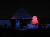 Die Sphinx bei der Sound & Light - Show in Gizeh