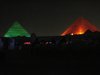 Pyramiden bei der Sound & Light - Show