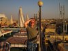 Anke auf dem Dach von Hotel Susanna in Luxor