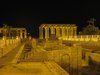 Tempelanlage von Luxor bei Nacht