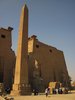 Obelisk im Tempel von Luxor