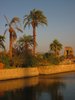 Blick ber den heiligen See von Karnak