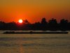 Sonnenuntergang hinter dem Nil
