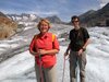 Anke und Helmut auf dem Aletsch-Gletscher