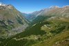 Blick auf Zermatt und die Riffelalp