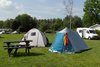 Zelte am Campingplatz