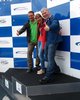 Oliver, Simone und Gerold auf dem Siegerpodest des Hockenheimrings
