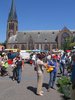 Anke auf dem Markt in Breukelen