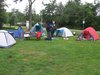 Zelte auf dem Campingplatz in Mijnden