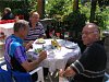 Rainer, Wilfried und Manfred am Tisch