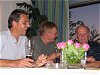 Wolfgang, Helmut und Karl-Heinz am Tisch