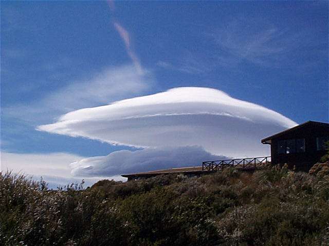 Wolke bei Whakapapa Village