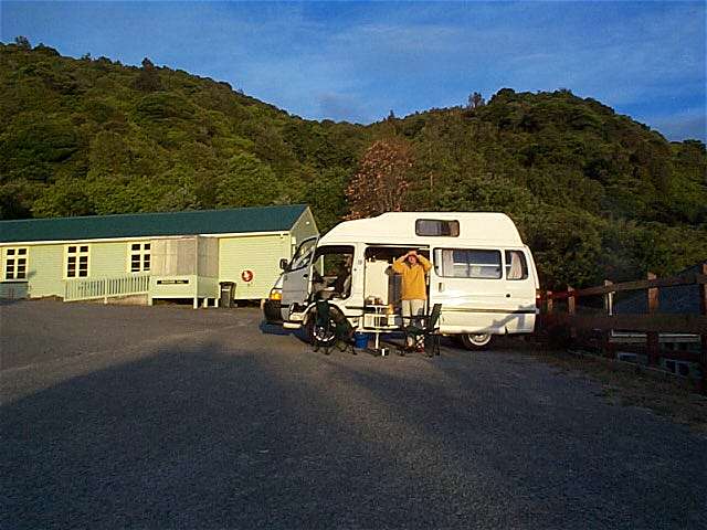 Campingplatz vor Wellington