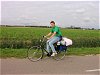 Helmut auf Fahrrad hinter Werkendam