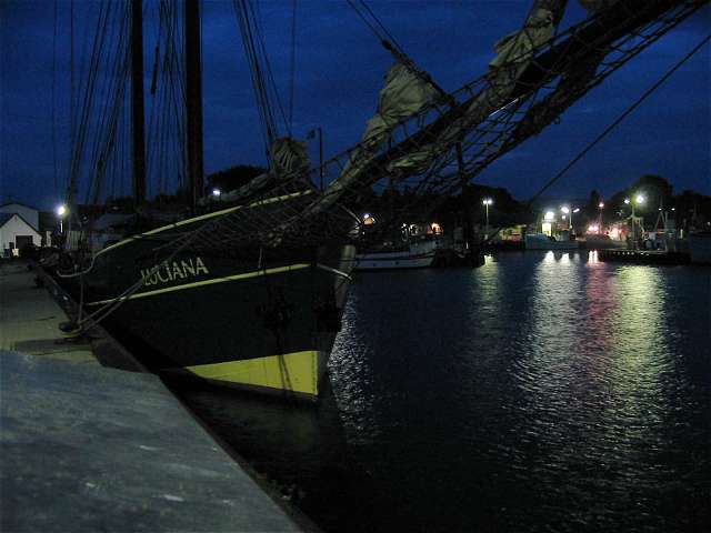 Luciana bei Nacht in Klintholm