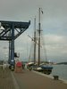 Luciana am Pier von Rostock