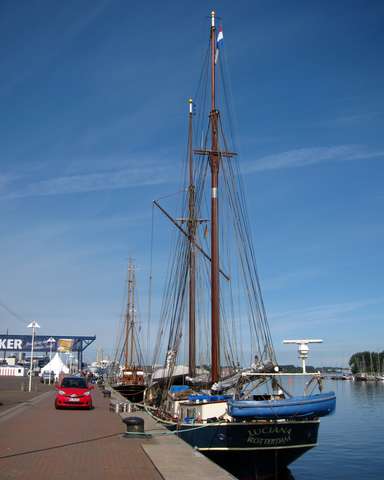 Luciana im Stadthafen von Rostock
