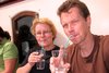 Anke und Helmut mit Strohhalm-Drink