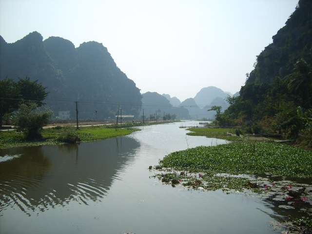 Landschaft in Hoa Lu