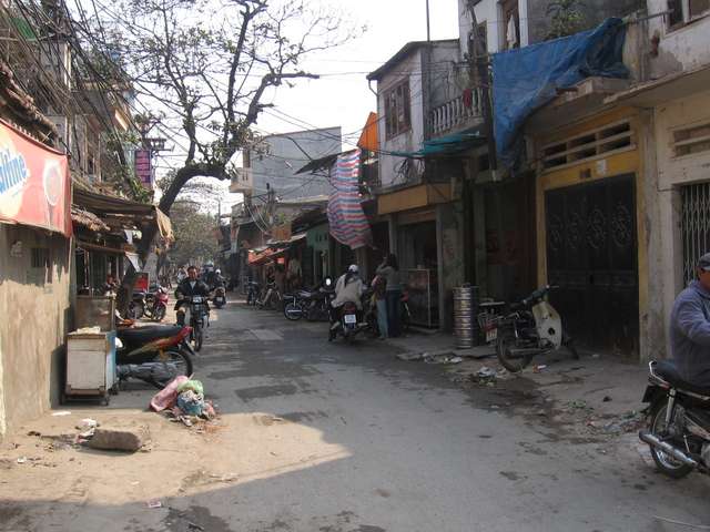 Seitenstrae in Hanoi