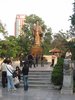 Statue im Indira Ghandi Park