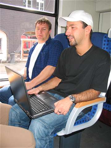 Guido und Klime im Zug