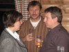 Ulla, Bernd und Guido beim Bierchen