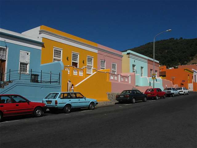 Bo-Kaap - Malaien-Viertel am Signal Hill in Kapstadt