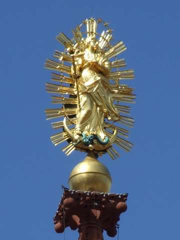 Die Spitze der Marienkapelle