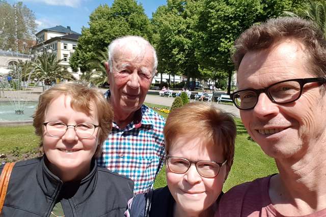 Selfie im Kurpark