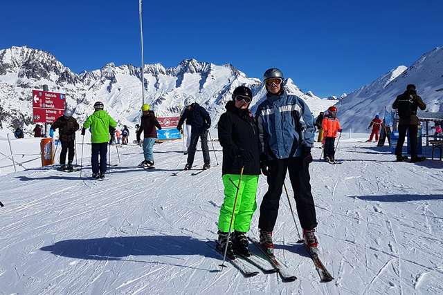 Anke und Helmut auf der Moosfluh